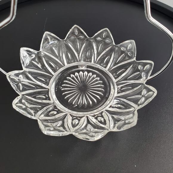 Vintage Cut Glass Crystal Candy Nut Dish - Picture 3 of 7